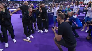 Alessia Maurelli got marriage proposal just after Italy won bronze in womens Rhythmic Gymnastics [upl. by Eleaffar]