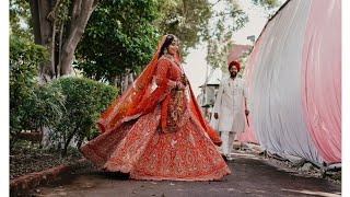 Ravleen Kaur amp Deepjot Singh punjab wedding ropar [upl. by Alegnat]