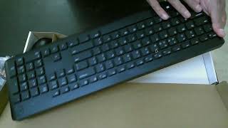 Unboxing Dell KM3322W Keyboard Mouse Combo [upl. by Cristie]