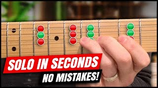 Play PERFECT Solos within SECONDS From Now Using Pentatonic Box Checklists NO Mistakes [upl. by Lindo794]