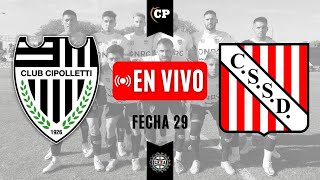 CIPOLLETTI vs SANSINENA ⚽  Torneo federal A 2023 [upl. by Baggs256]