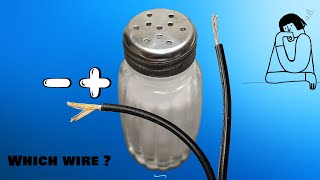 The negative wire test using salt water [upl. by Noryt475]