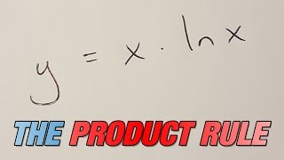 How to differentiate x  lnx using the product rule [upl. by Kachine]