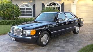 1990 Mercedes Benz 300SE W126 Review and Test Drive by Bill  Auto Europa Naples [upl. by Assehc]