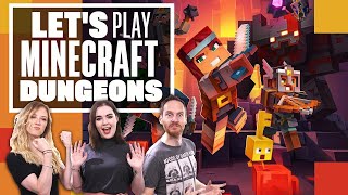 Lets Play Minecraft Dungeons  WELCOME TO THE DUNGEON [upl. by Wakeen882]