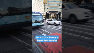 MTA NYC BUS 5481 Bx12 SBS  Fordham Plz nycbus youtubeshorts music thebronx sunrise rushhour [upl. by Shulman]