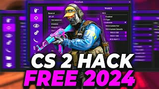 🔥 CS 2 Free Cheat 🔥  Actual 2024  AIMBOT  WALLHACK  SKIN CHANGER  UNDETECTED [upl. by Claudius]