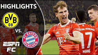 Borussia Dortmund vs Bayern Munich  Bundesliga Highlights  ESPN FC [upl. by Erej]