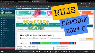 RILIS DAPODIK 2024 C SEMESTER GENAP  BERIKUT CARA INSTAL YANG BAIK DAN BENAR [upl. by Iong]