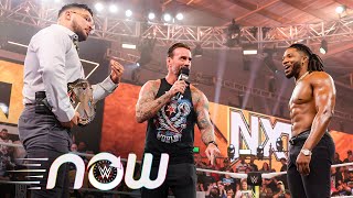 CM Punk crashes NXT’s CW premiere in Chicago WWE Now Oct 1 2024 [upl. by Elodia501]