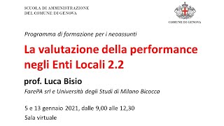 Valutazione della performance 2 2 [upl. by Male268]