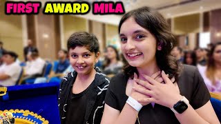 FIRST AWARD MILA  Aayu and Pihu Show [upl. by Nnuahs]