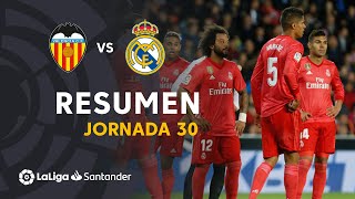 Resumen de Valencia CF vs Real Madrid 21 [upl. by Eednahs]