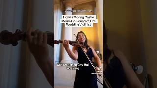 joehisaishi studioghibli howlsmovingcastle merrygoround violincover violin bayarea cityhall [upl. by Noired398]