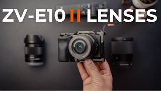 Best Lenses for the Sony ZVE10 II also for A6700FX30ZVE10 [upl. by Nahem]