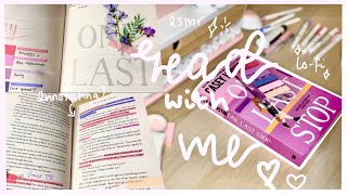 1hr real time read with me 📚🌸  lofi asmr aesthetic annotate with me  flip through [upl. by Undine]