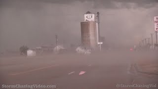 Debris Flying Past The Camera In The Tornado in Selden Kansas  5242021 [upl. by Bullough]