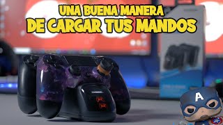 DOBE una base para CARGAR TUS MANDOS de PS4 por puerto EXT [upl. by Yesrej716]