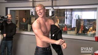 Bachelor Sean Lowe Goes Shirtless  Interview  On Air with Ryan Seacrest [upl. by Adnoral]