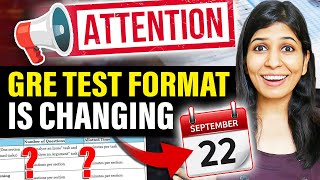 NEW GRE TEST FORMAT 2023 🔥  Everything you need to know 🤯 [upl. by Achorn]