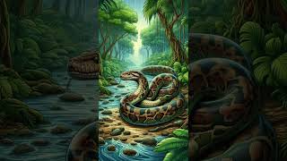 ANACONDA SONG nursery rhyme URDU cartoonkidspoem youtubeshortshortsanimation [upl. by Enitnemelc]