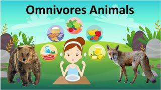 Ominivores animals typesofanimals omnivores [upl. by Alfeus]