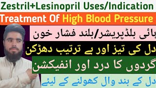 ZESTRILlesinoprilfor High blood pressure TreatmentZestril uses in urduurduhindiijaz ahmad [upl. by Wan38]