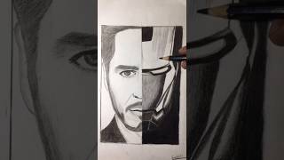 Robert Downey jr Tony stark Iron man artist video😱🥰 shortvideo art artartist viral [upl. by Lili]