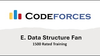 E Data Structure Fan Codeforces Round 895 Div 3  شرح بالعربى [upl. by Lorimer]