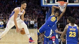 76ers Blew 22 Point Lead vs Warriors 4715 3rd QTR 201718 Season [upl. by Ajan859]