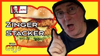 KFC Zinger Stacker Food Review [upl. by Ecirb]