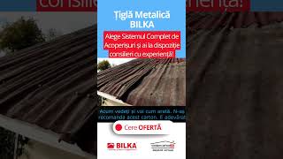 Tigla metalica Bilka  sistem complet de acoperisuri [upl. by Breana]