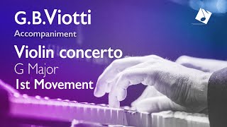 GBViotti  VIOLIN CONCERTO no 23  1st Movement  Allegro piano accompaniment [upl. by Revkah111]