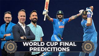 World Cup Final Predictions ft India  Champions amp Kohli  MVP [upl. by Hoeg196]