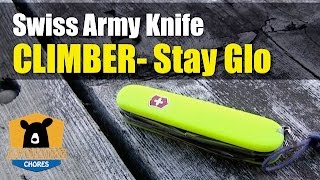 Review of The Victoriox Swiss Army Knife Climber With StayGlow Scales [upl. by Adelbert]