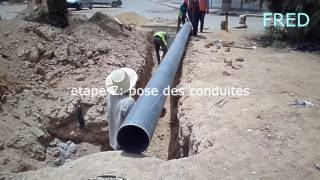 travaux dexecution des regards à grilles toutes les etapes de A à Z [upl. by Aicyle]