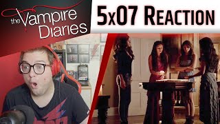 The Vampire Diaries 5x07 quotDeath and the Maidenquot Reaction [upl. by Malin424]