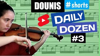 Practice🎻  Dounis Daily Dozen Third Exercise  shorts [upl. by Olympias]