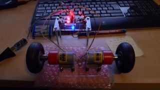 Mechatronics Project 20132014 Wheeled Inverted Pendulum  Basic functionallity [upl. by Kulseth]