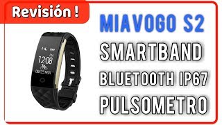 Smartband Miavogo S2 Pulsera Deportiva Ritmo Cardíaco  UnBoxing Review en Español [upl. by Shiau497]