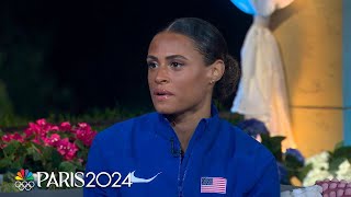 Sydney McLaughlinLevrone breaks down strategy behind her womens 400m hurdles victory  NBC Sports [upl. by Elleved904]