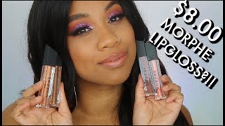 NEW MORPHE LIPGLOSS REVIEW MALIARENEEBEAUTY [upl. by Spada]