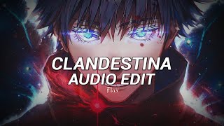 Clandestina  JVSTIN slowed edit audio [upl. by Anined]