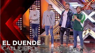 El Duende Callejero pone todos a bailar con su rumba  Audiciones 5  Factor X 2018 [upl. by Ailedamla]