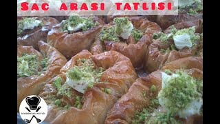 Hazır Baklava Yufkasından Yaptım😋Konyanın Meşhur Sac Arası Tatlısı💯Şerbetli Tatlı masterchef [upl. by Derfliw]