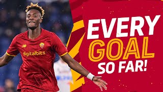 TAMMY ABRAHAM  EVERY GOAL FOR AS ROMA SO FAR 🟡🔴 [upl. by Tsnre501]