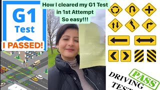 G1 DRIVING TEST IN CANADA 2023  PASSED IN 1ST ATTEMPT  BEST TIPS  PROCESS AND PREPARATION [upl. by Ahsram524]