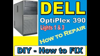 DIY DELL OptiPlex 390 No Display Repair  How to Diagnose and Fix it [upl. by Aihsoek]