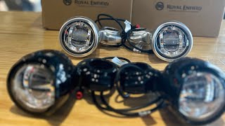 Royal Enfield Led Fog Lamp Kit  Led Fog Light  All Royal Enfield Models [upl. by Sou31]