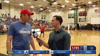 Brian Hanni joins 27 News live to preview the Rock Chalk Roundball Classic [upl. by Baiss]